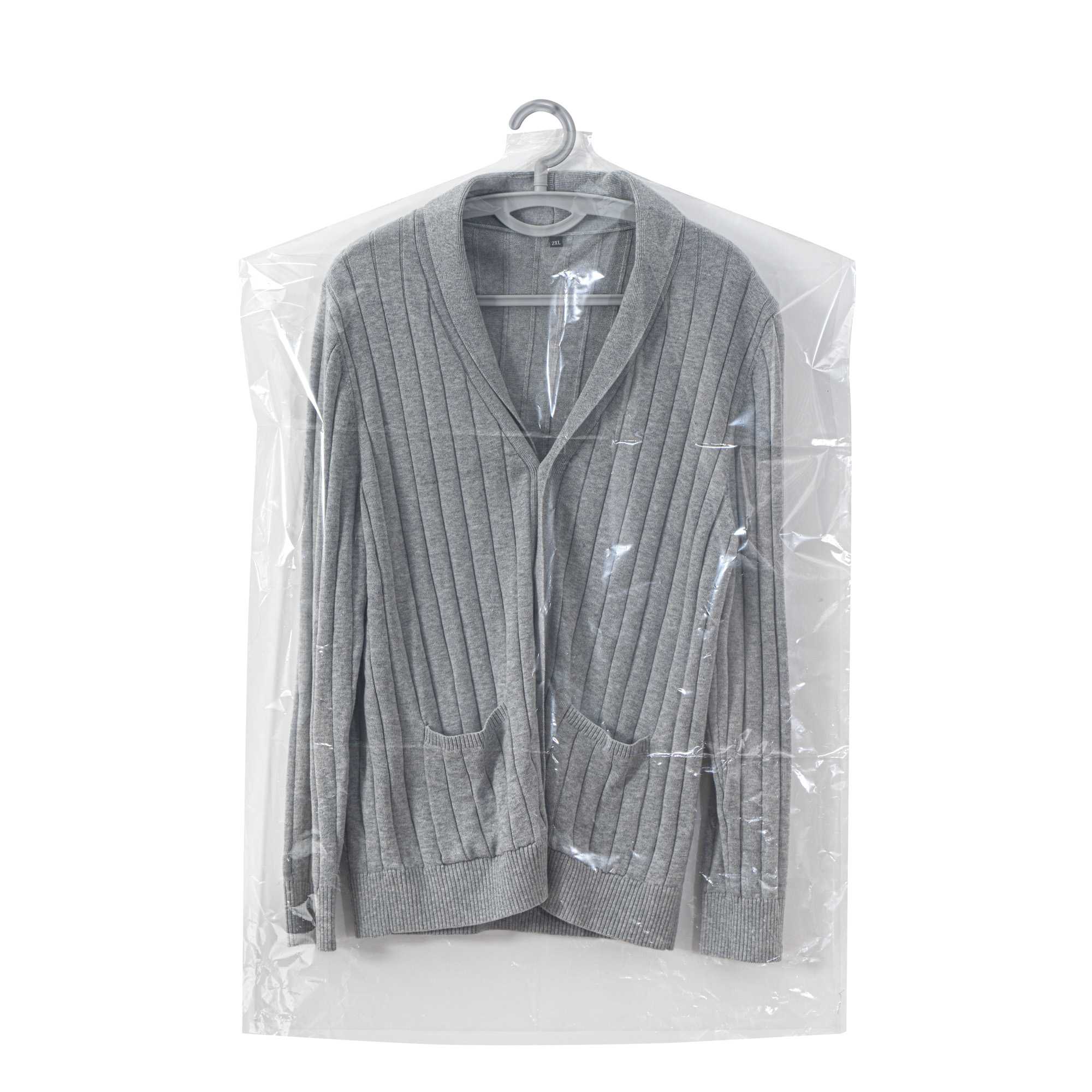 Bag Tek Clear Plastic Garment Bag - 24" x 35" - 20 count box