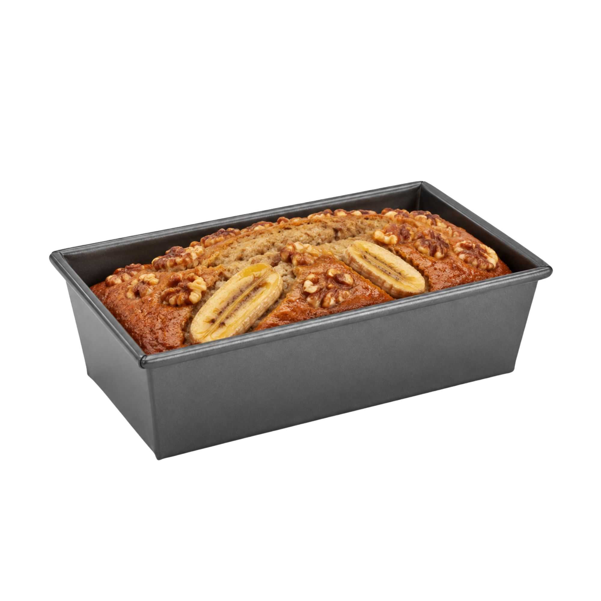 Pastry Tek 1 lb Quantum2 Non-Stick Aluminized Steel Bread Loaf Pan - 9" x 5" x 2 3/4" - 6 count box