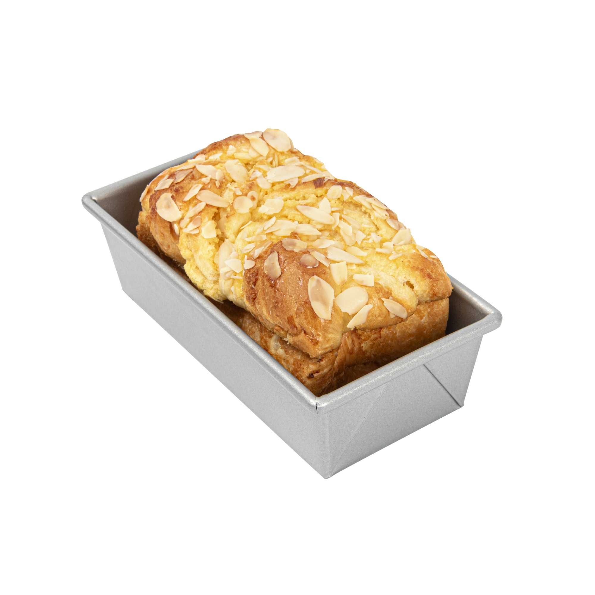 Pastry Tek 3/4 lb Glazed Aluminized Steel Bread Loaf Pan - 8 1/2" x 4 1/2" x 2 1/2" - 1 count box