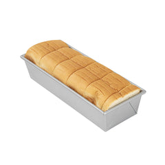 Pastry Tek 1.5 lb Glazed Aluminized Steel Bread Loaf Pan - 12 3/4