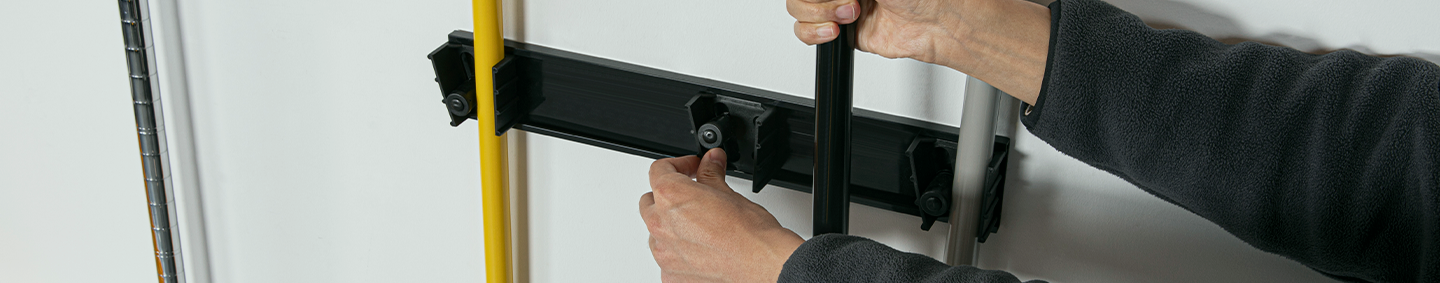 Broom and Mop Racks / Hangers and Closet Organizers