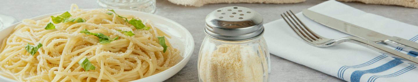 Cheese Shakers, Sugar/Spice Shakers, and Dredges