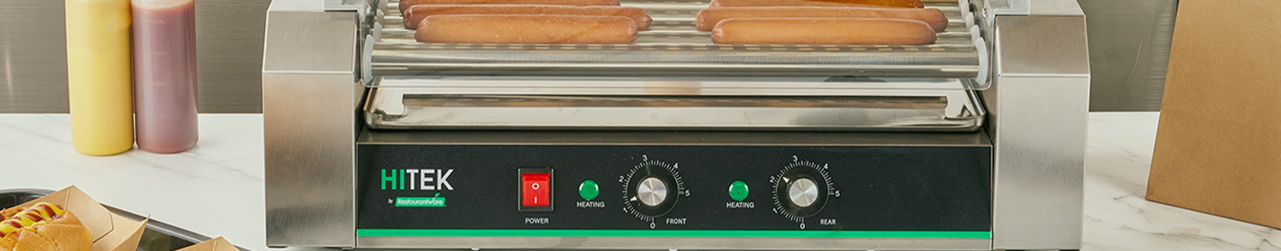 Hot Dog Roller Grill Bun Boxes and Bun Warmers