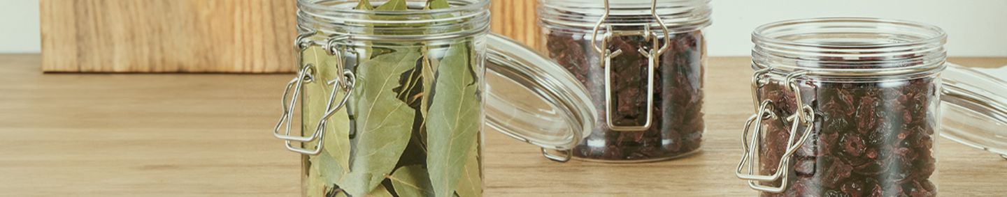 Plastic Jars and Canisters