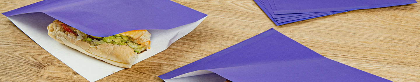 Purple Paper Bags
