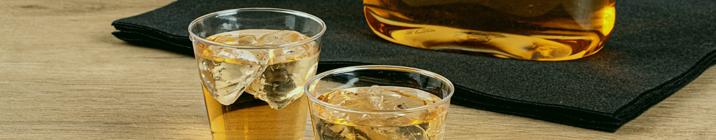 Reusable Plastic Barware and Dessert Shot Glasses