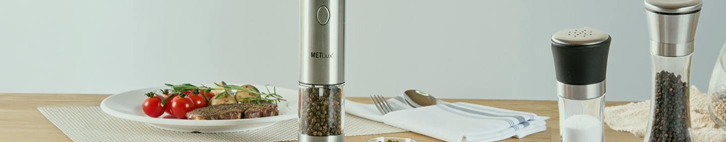 Salt and Pepper Shakers and Mills