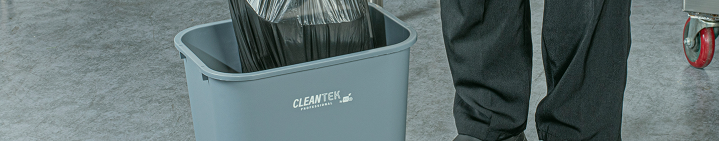 Space Saving Trash Cans