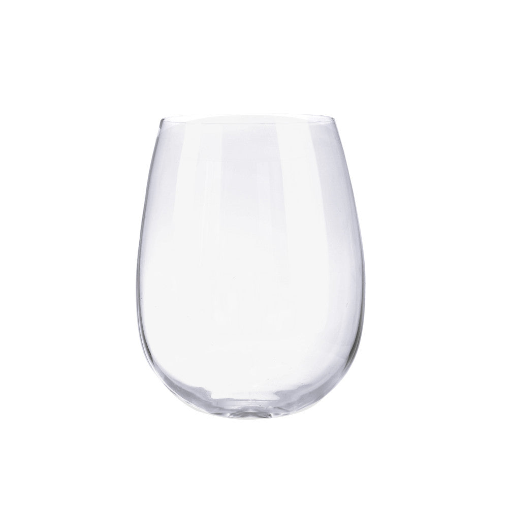 16 oz Clear Plastic Vino Bello Wine and Cocktail Glass - Reusable, Shatterproof - 2 1/2" x 2 1/2" x 4 1/2" - 10 count box