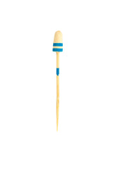 Blue and Natural Bamboo Buoy Skewer - 4 1/2